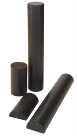 foam roller black - natalie jill