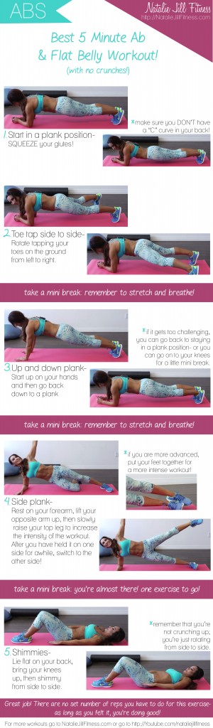 Best 5 Minute Ab and Flat Belly 