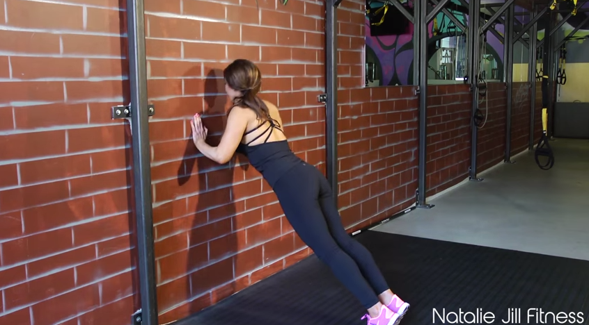Full Body Workout Routine Using a Wall