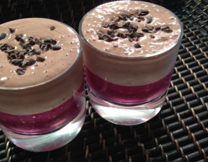 chocolate pitaya smoothie