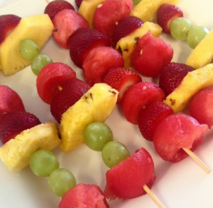 fruit kabobs