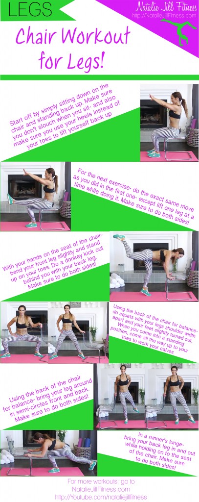 Chair workout for your legs