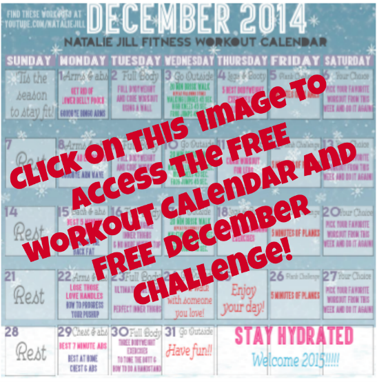 Natalie Jill Workout Calendar