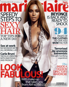 Natalie Jill in Marie Claire Magazine- Beyonce
