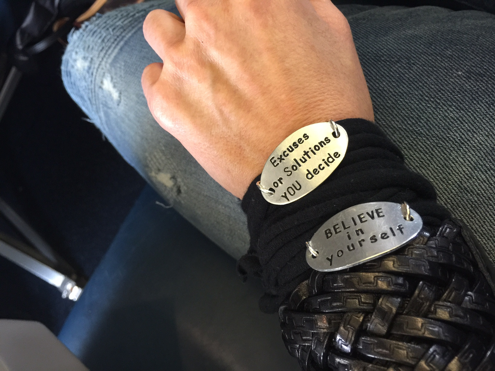 Motivate Wrap Bracelet and Foot Notes Natalie Jill Fitness