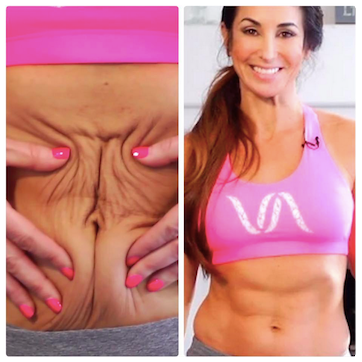 truth about abs natalie jill baby belly skin