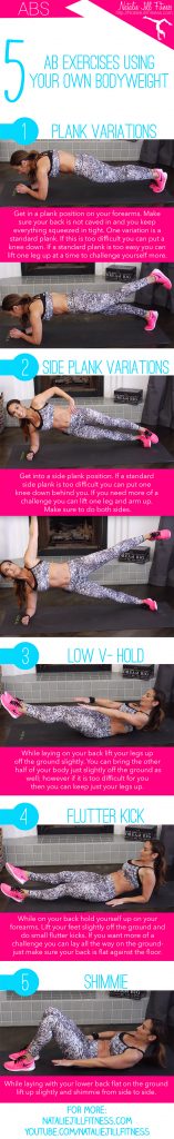5 Ab Exercises Using Your Own Bodyweight