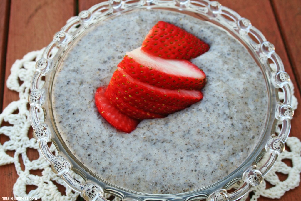 Chia seed banana split with natalie jill