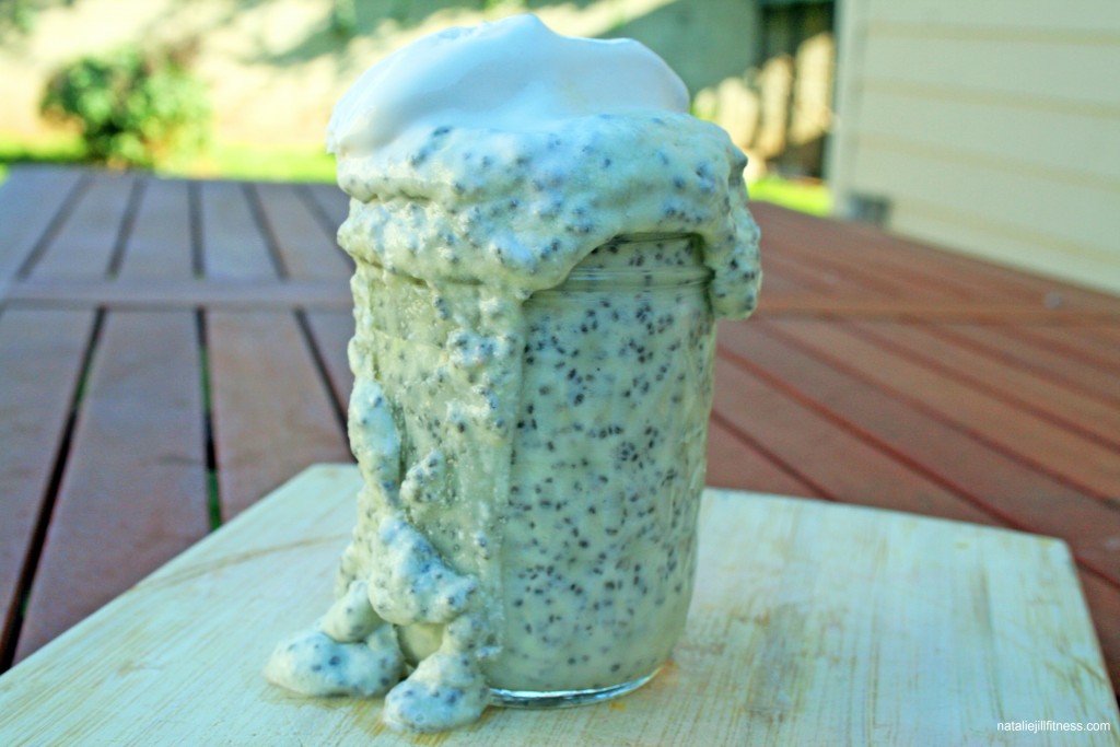 Coconut Lime Chia Pudding with natalie jill