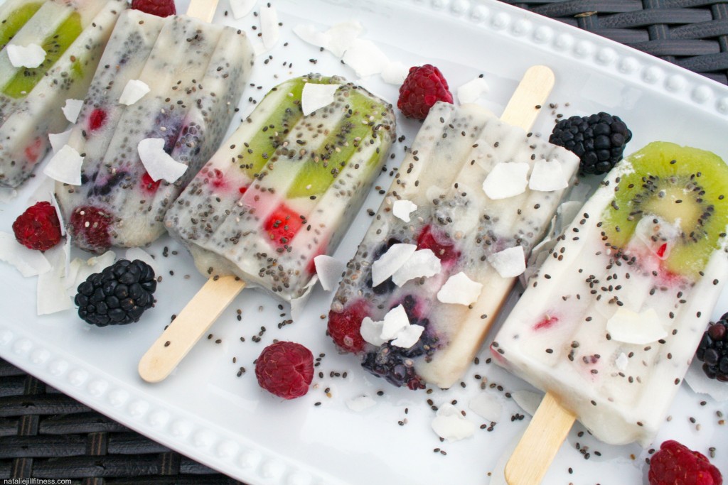 chia seed pops with natalie jill