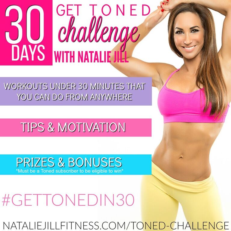 TONED Workout Challenge with Natalie Jill 