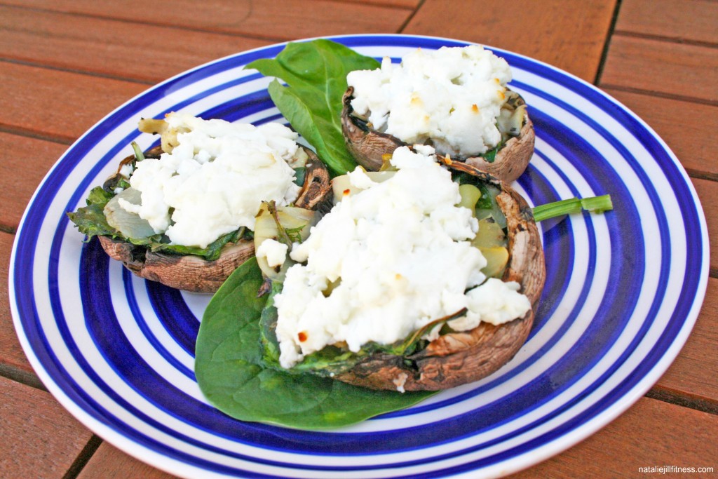 easy to make artichoke recipes - Artichoke Stuffed Mushrooms with natalie jill