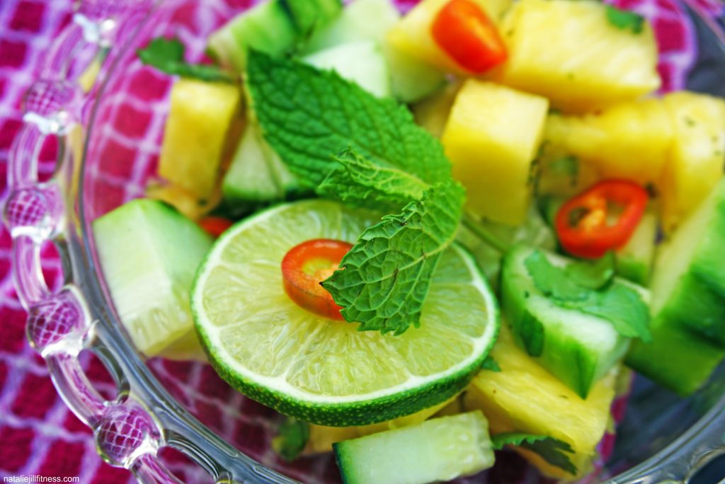 healthy thai recipes thai cucumber salad with natalie jill