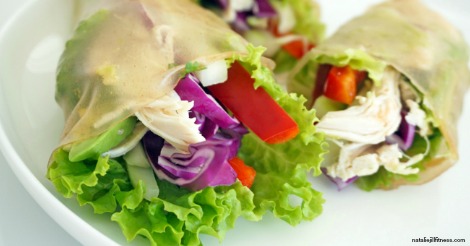 Chicken And Veggie Gluten Free Spring Rolls