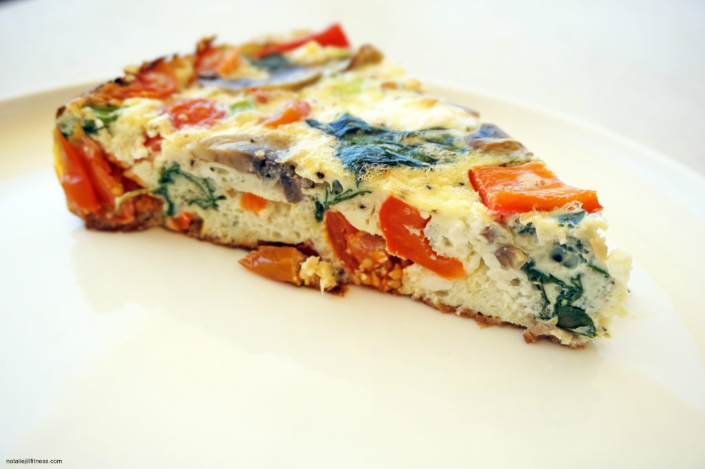 healthy frittata with natalie jill