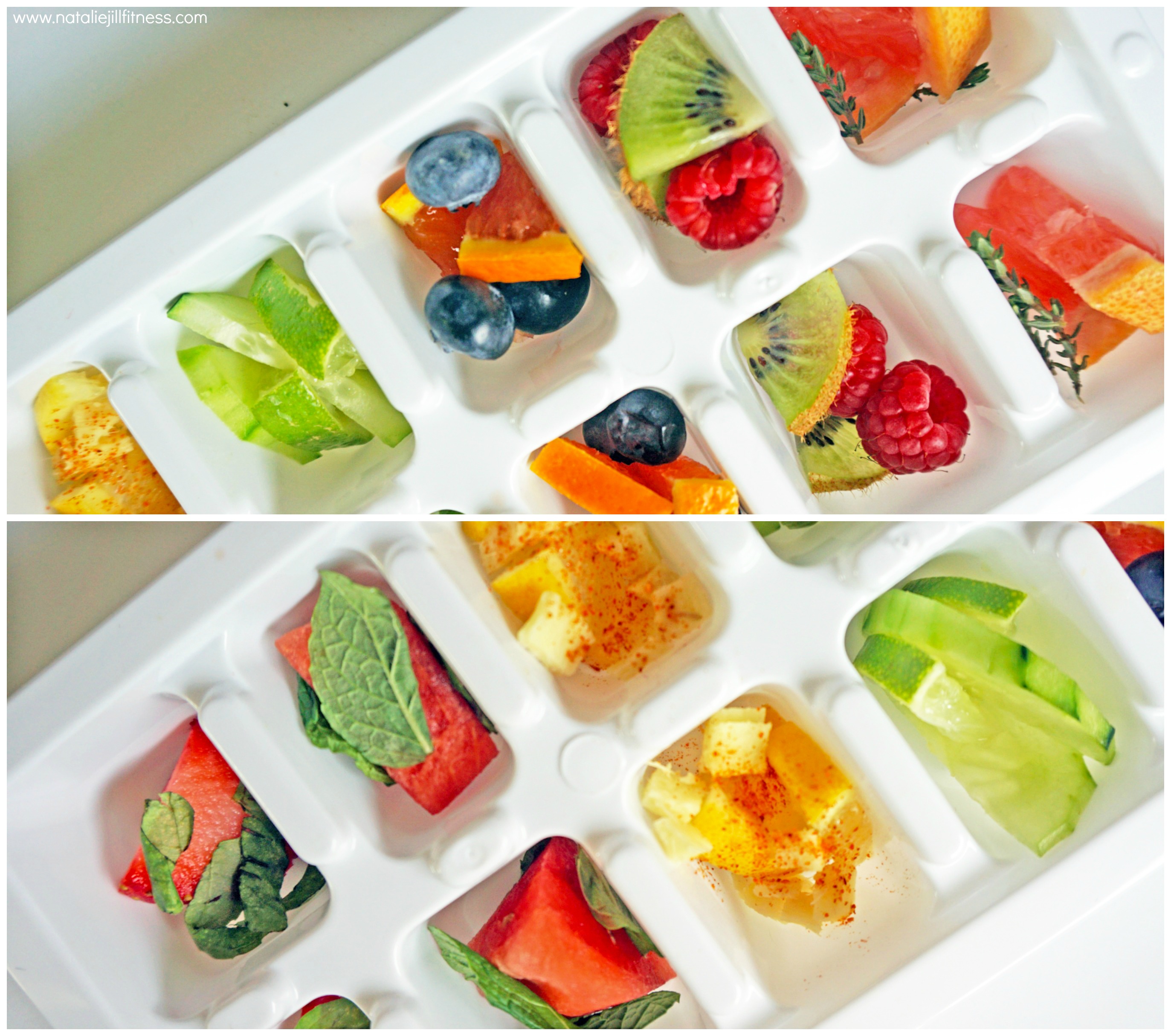 flavored ice cubes