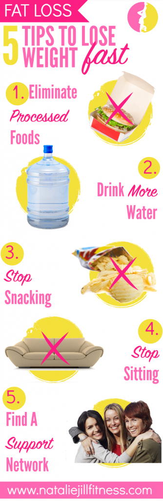 5 tips to lose weight fast