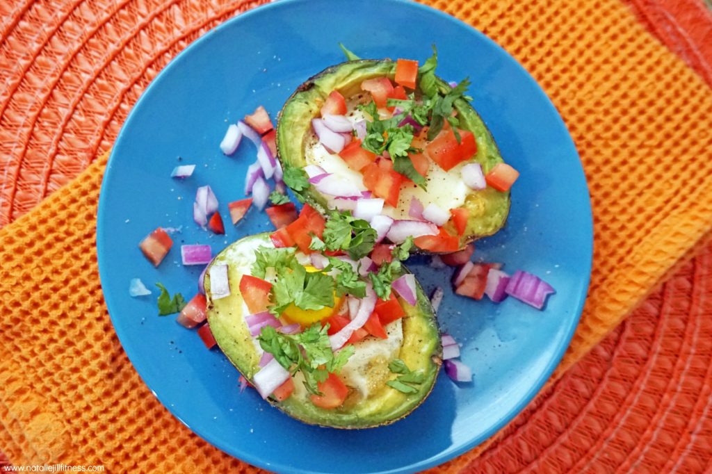 baked avocado eggs healthy breakfast recipe