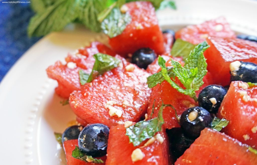 Balsamic Watermelon Salad