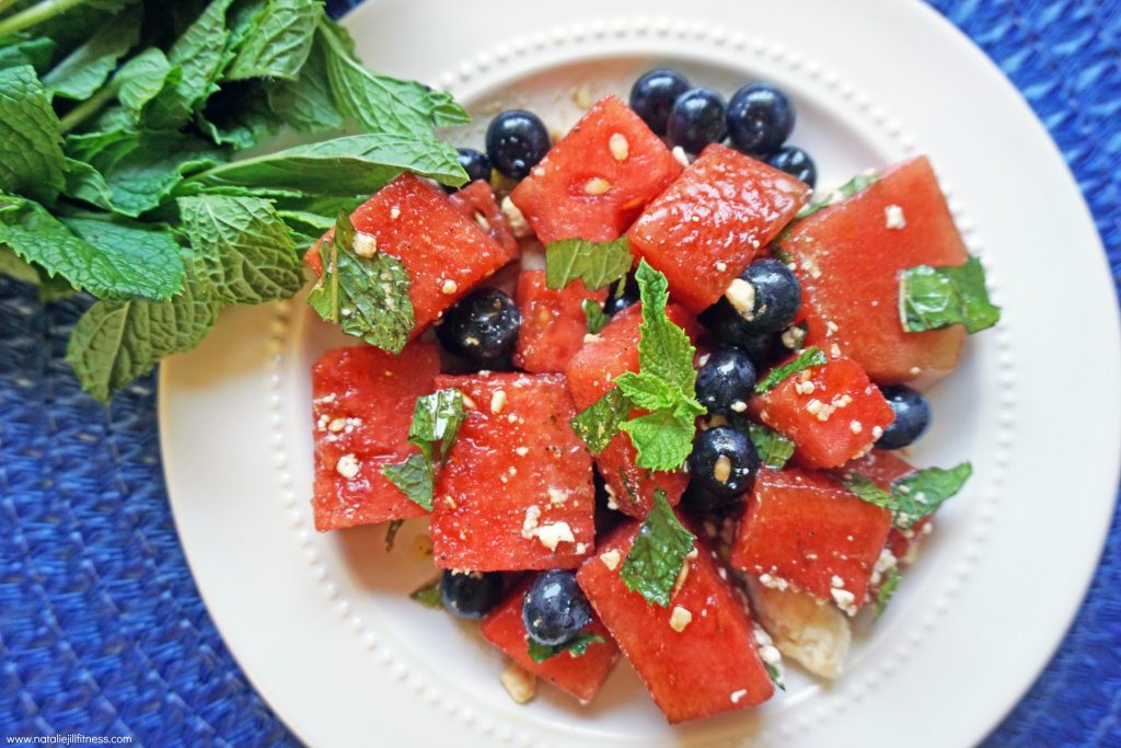 Balsamic Watermelon Salad