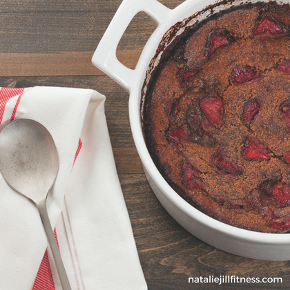 Strawberry Chocolate Cobbler with Natalie Jill 