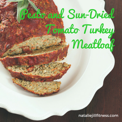 Pesto and Sun-Dried Tomato Turkey Meatloaf Recipe with Natalie Jill
