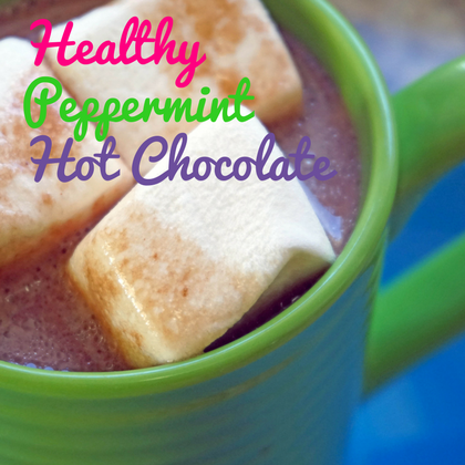 Healthy Peppermint Hot Chocolate with Natalie Jill