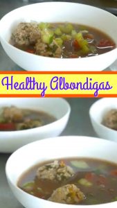 Healthy albondigas recipe