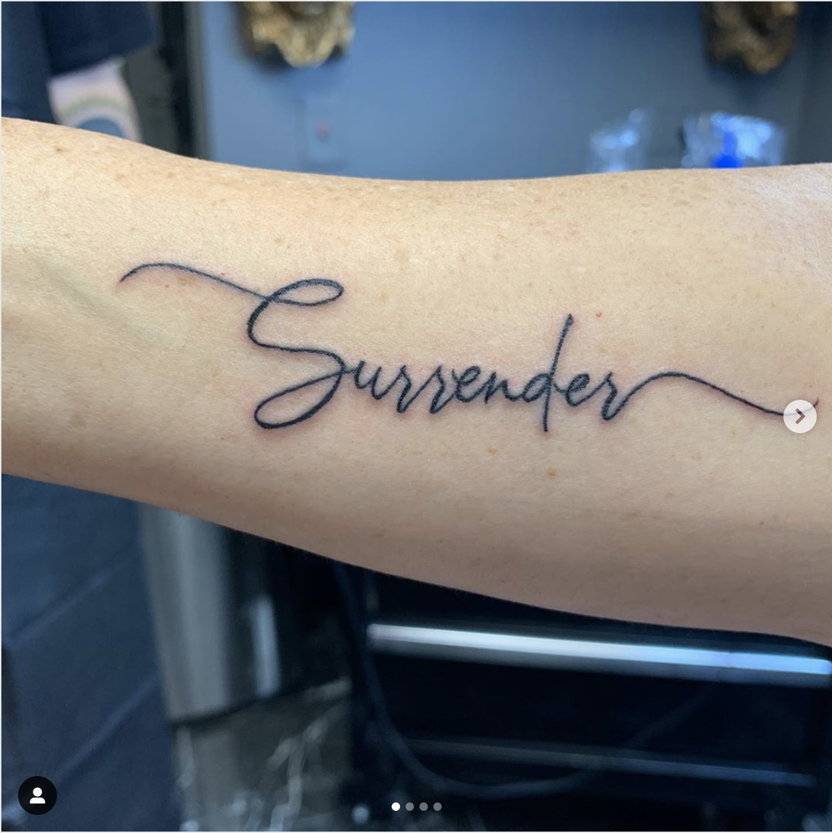 Why I got the word SURRENDER tattooed on my arm