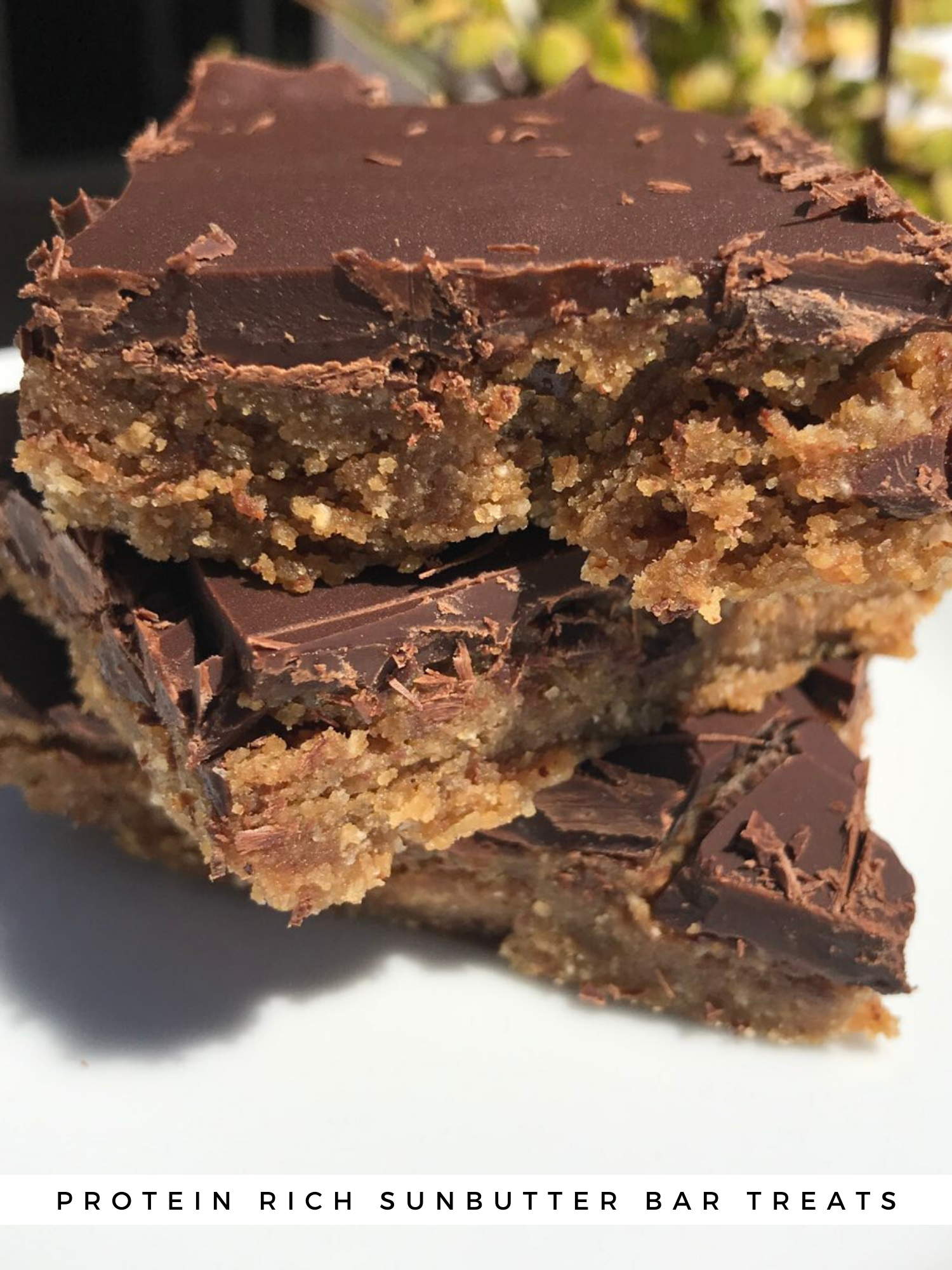 Protein Rich Sunbutter Bar Treats pinterest thumbnail