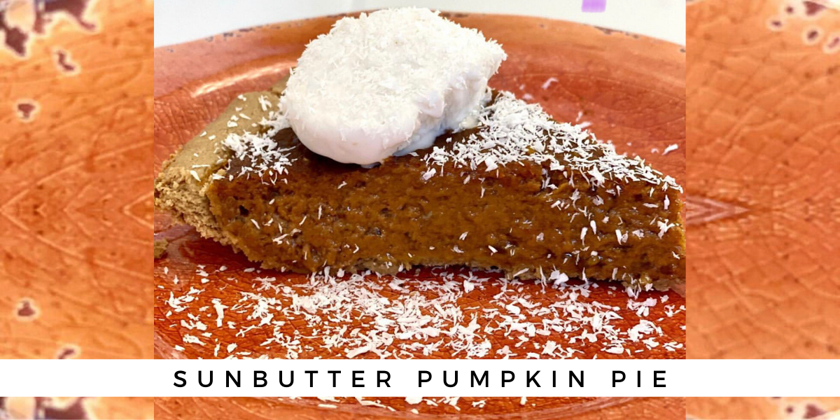 Sunbutter Pumpkin Pie blog thumbnail