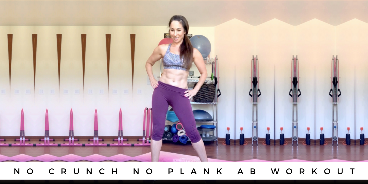 No Crunch No Plank AB Workout blog thumbnail