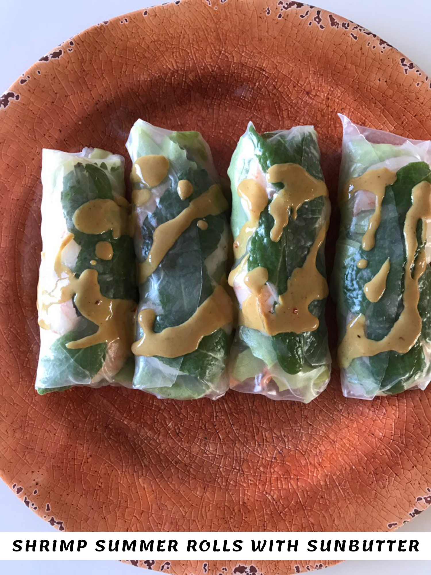 Natalie Jill Shrimp Summer Rolls with Sunbutter