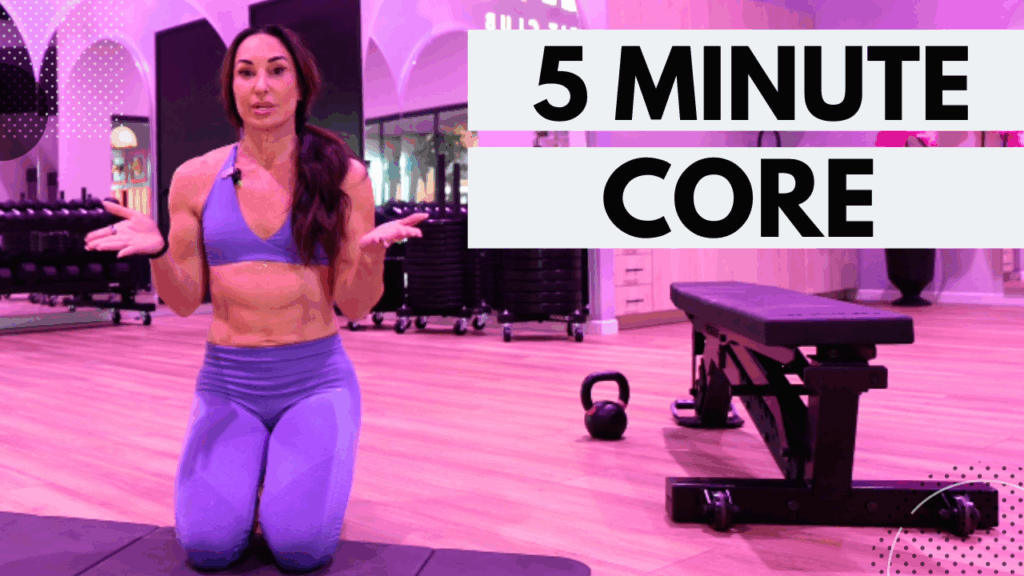 5 minute flat belly core workout