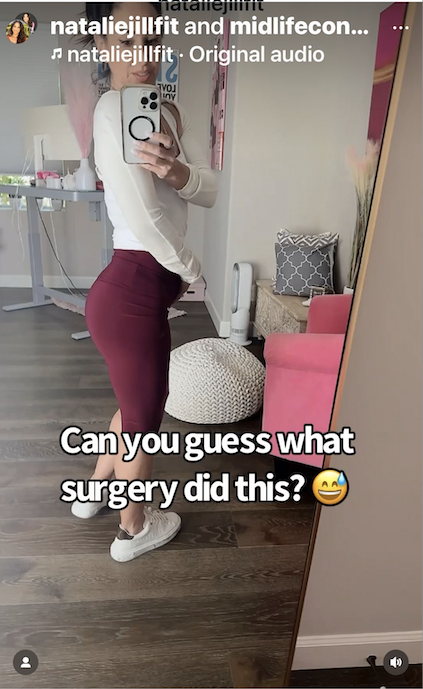 natalie jill booty lift